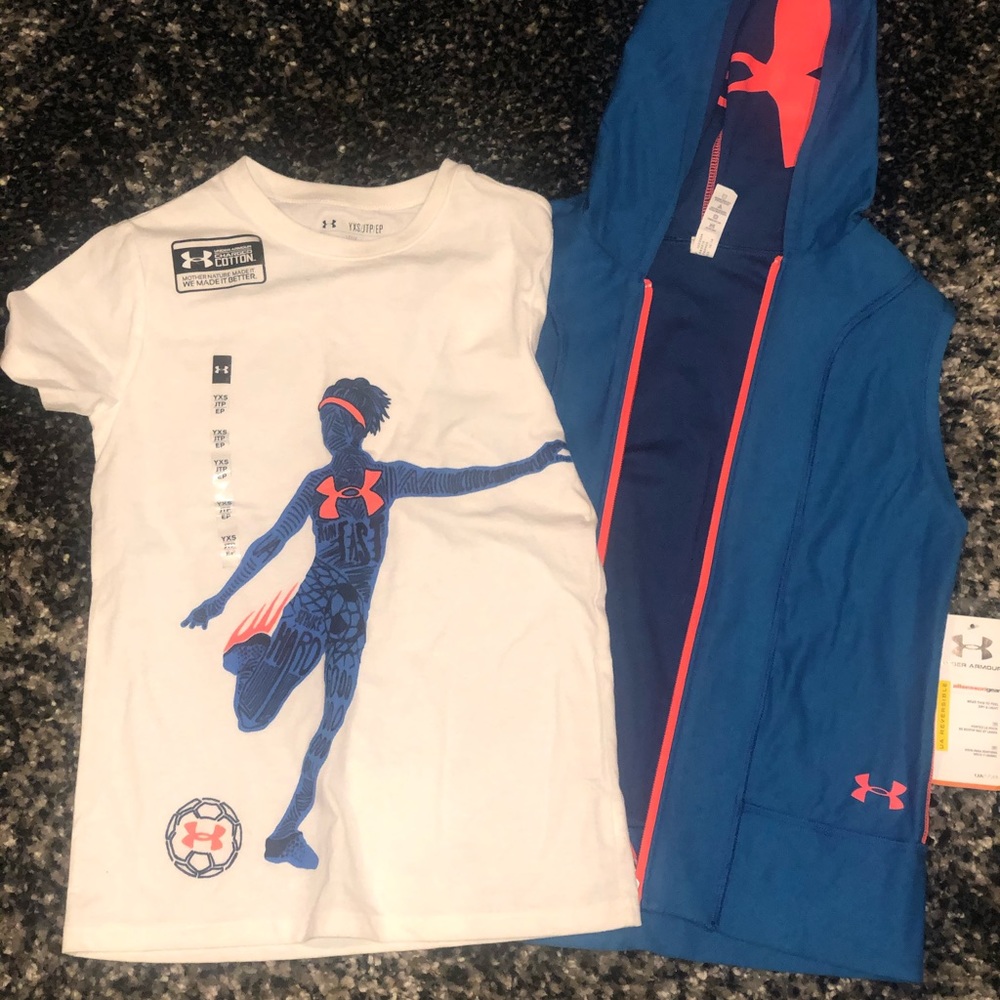 Under Armour Girls Shirt & Vest